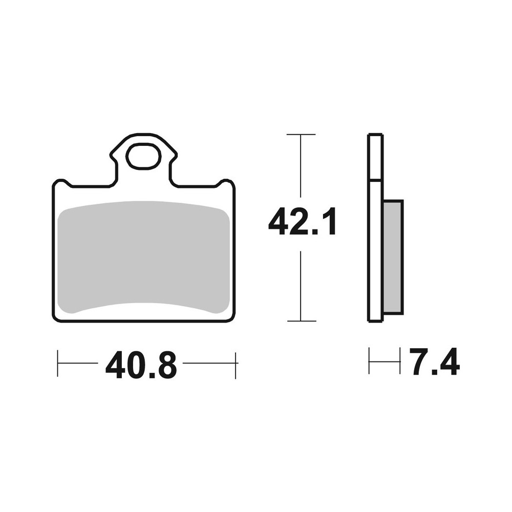 Plaquettes de frein BREMBO Off-Road métal fritté - 07GR16SD