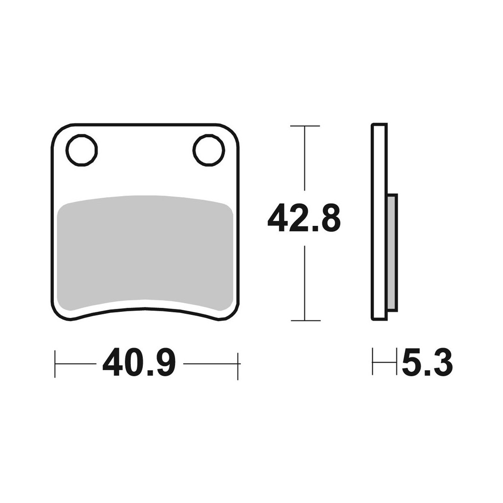 Plaquettes de frein BREMBO route carbone céramique - 07GR19CC