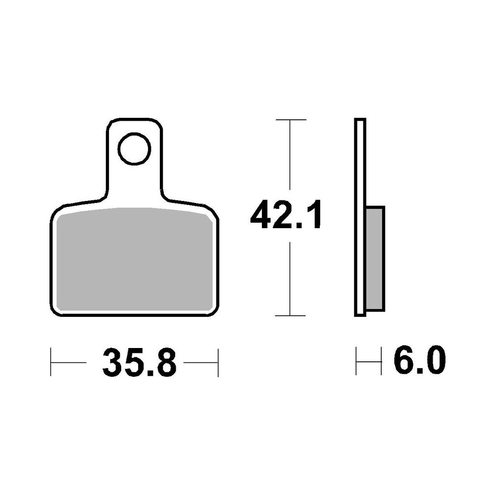 Plaquettes de frein BREMBO route carbone céramique - 07GR23CC