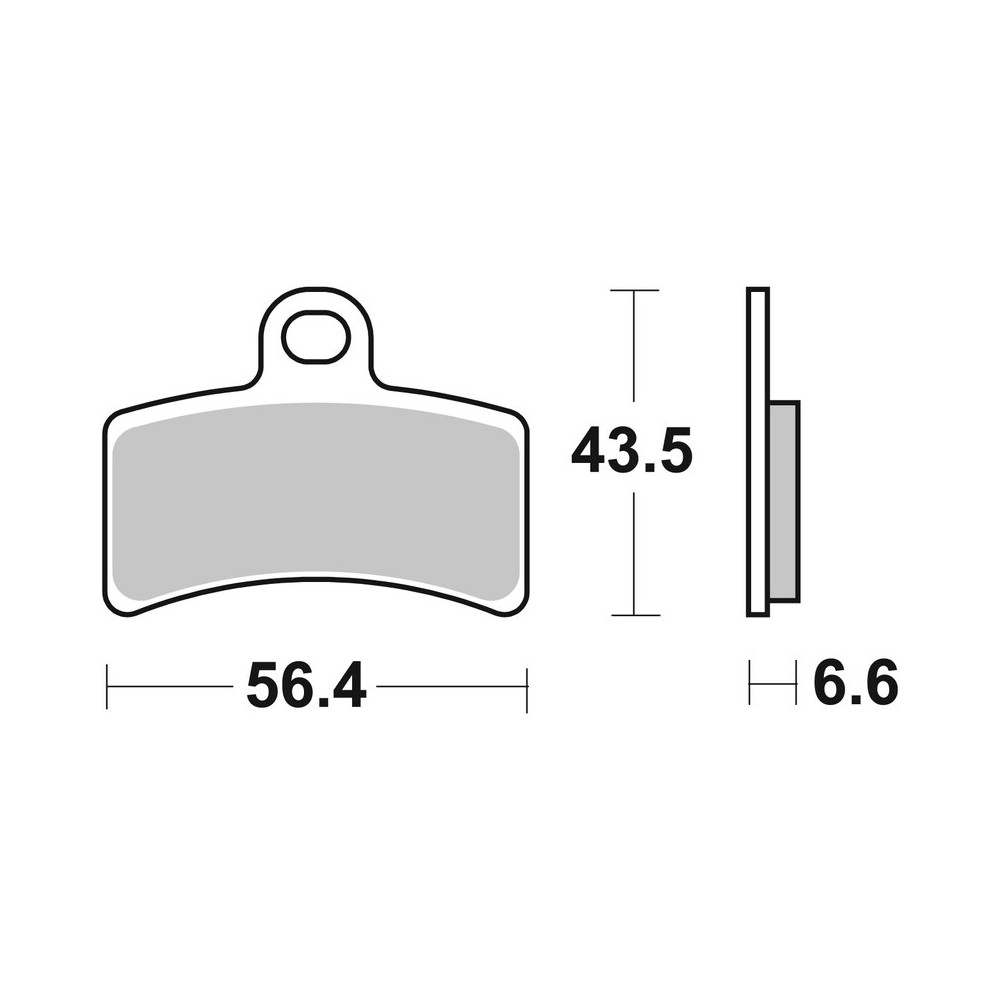 Plaquettes de frein BREMBO route carbone céramique - 07GR5105