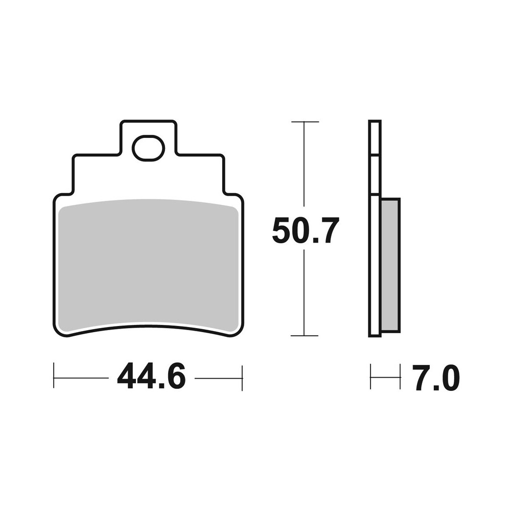 Plaquettes de frein BREMBO Off-Road métal fritté - 07GR71SD