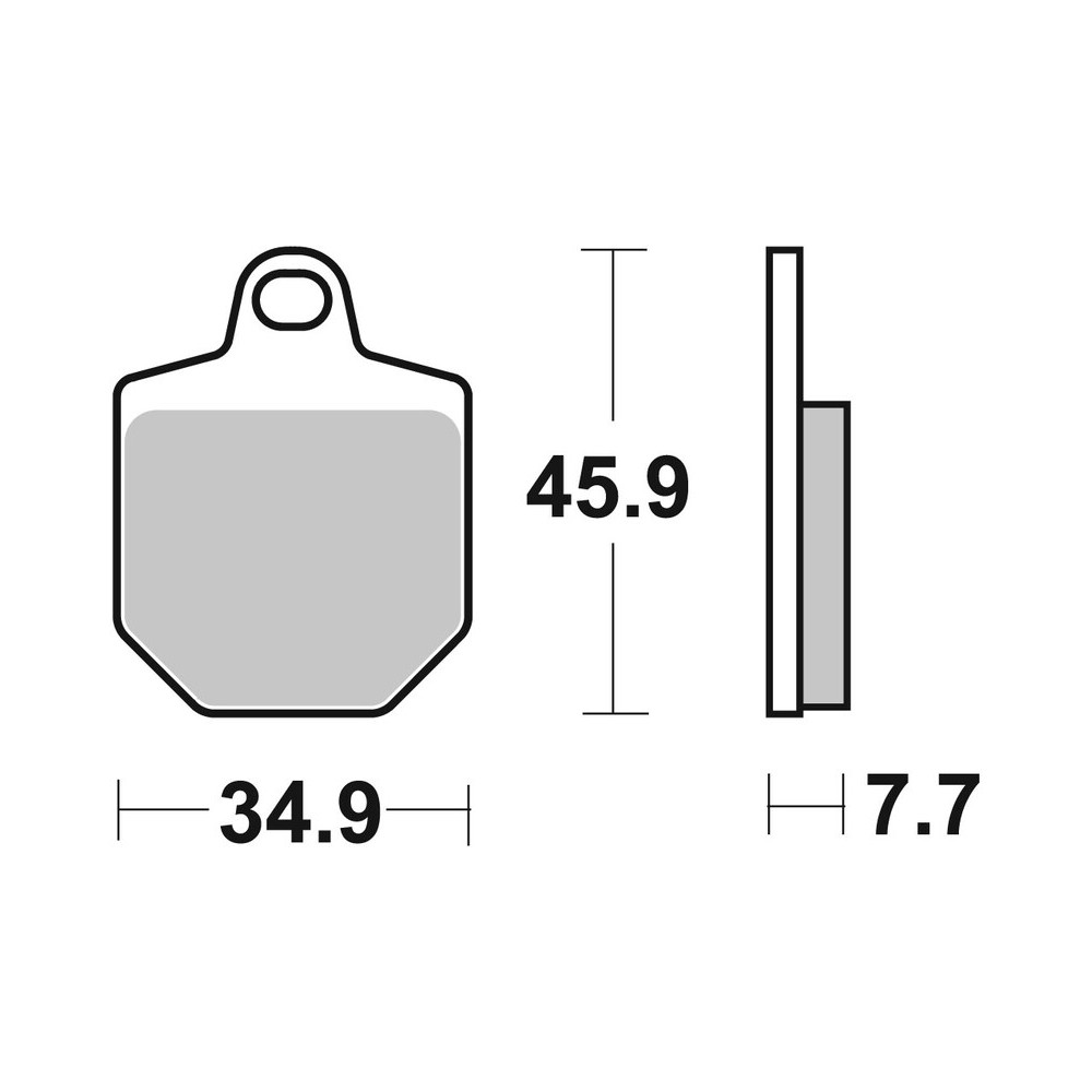 Plaquettes de frein BREMBO carbone céramique - 07GR76RC