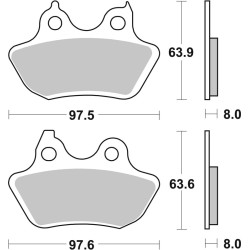 Plaquettes de frein BREMBO...