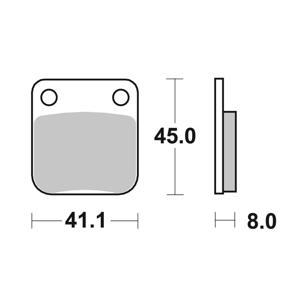 Plaquettes de frein BREMBO Off-Road métal fritté - 07HO09SD