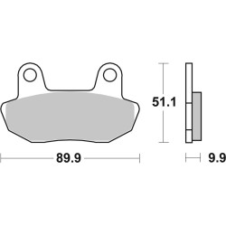 Plaquettes de frein BREMBO...