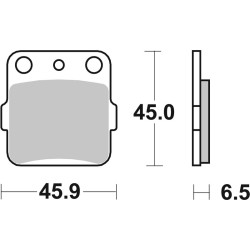 Plaquettes de frein BREMBO...
