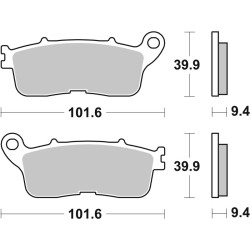 Plaquettes de frein BREMBO...
