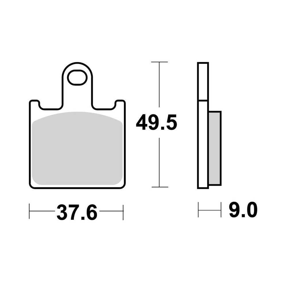Plaquettes de frein BREMBO carbone céramique - 07KA28RC