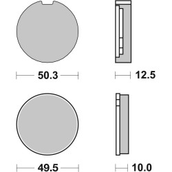 Plaquettes de frein BREMBO...