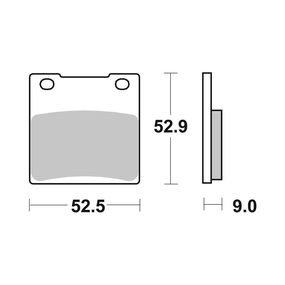 Plaquettes de frein BREMBO route carbone céramique - 07KS0507