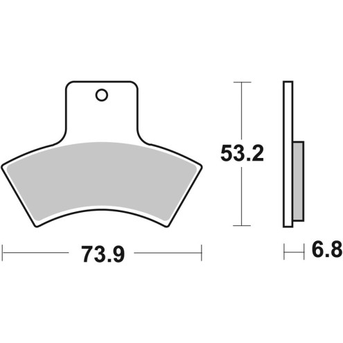 Plaquettes de frein BREMBO Off-Road métal fritté - 07PO04SD