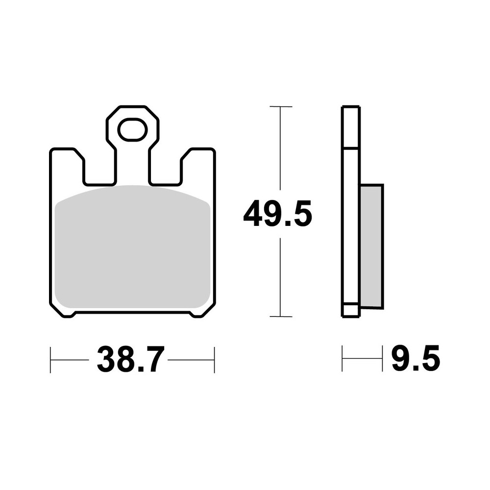 Plaquettes de frein BREMBO carbone céramique - 07SU26RC