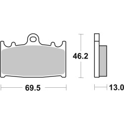 Plaquettes de frein BREMBO...
