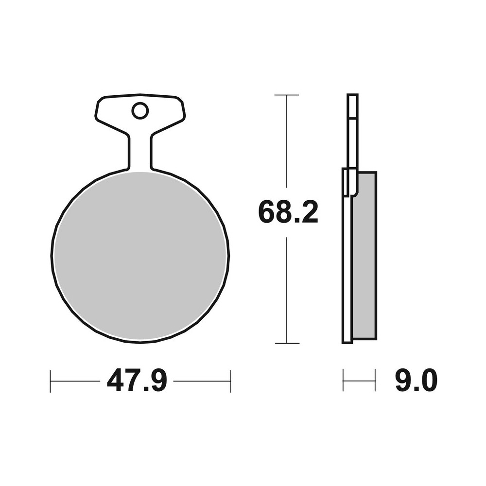 Plaquettes de frein BREMBO route carbone céramique - 07YA0207