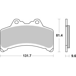 Plaquettes de frein BREMBO...