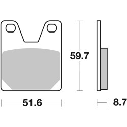 Plaquettes de frein BREMBO...