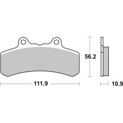 Plaquettes de frein BREMBO...