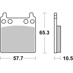 Plaquettes de frein BREMBO...