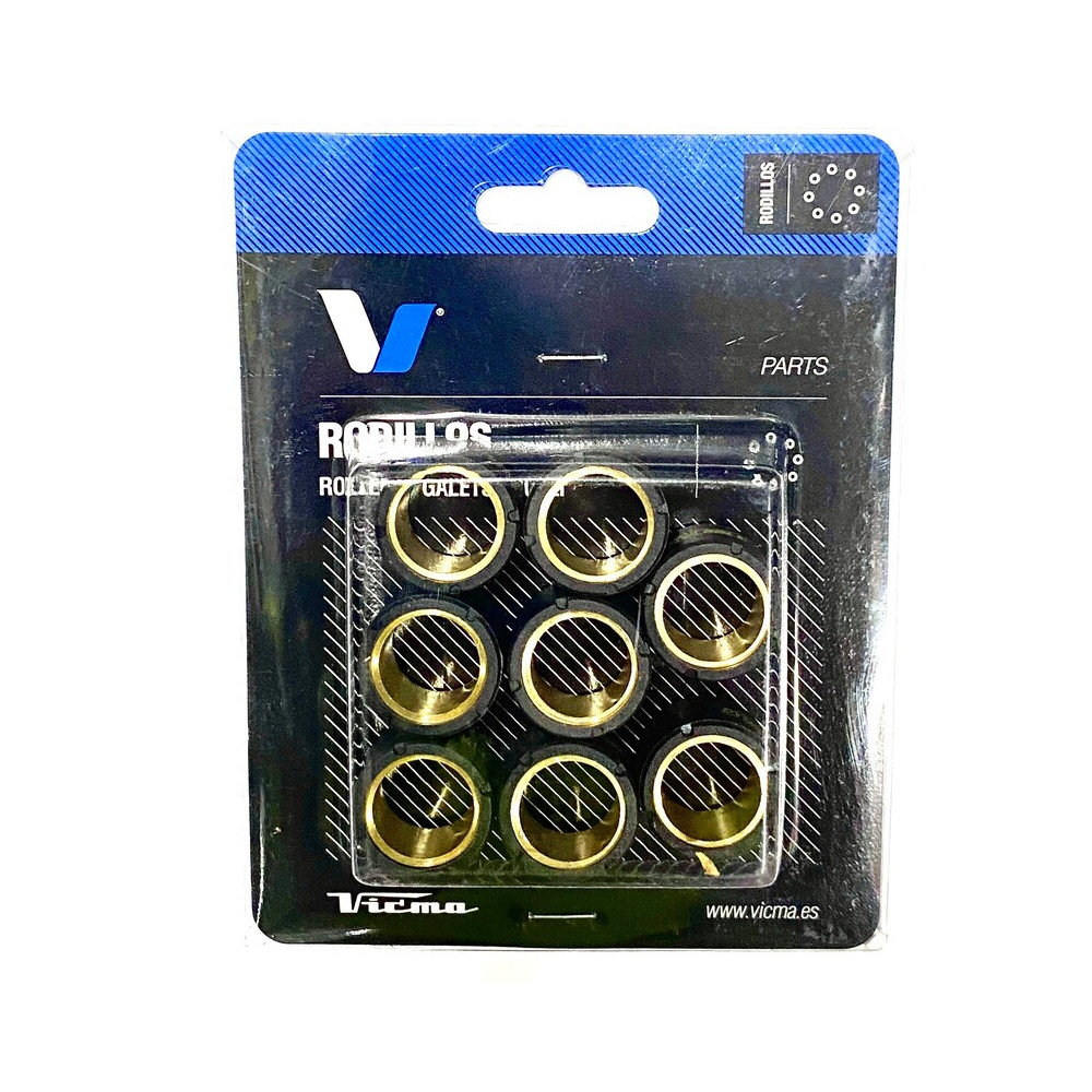 Jeu de galets TECNIUM 25x17mm 15gr - 6 pièces