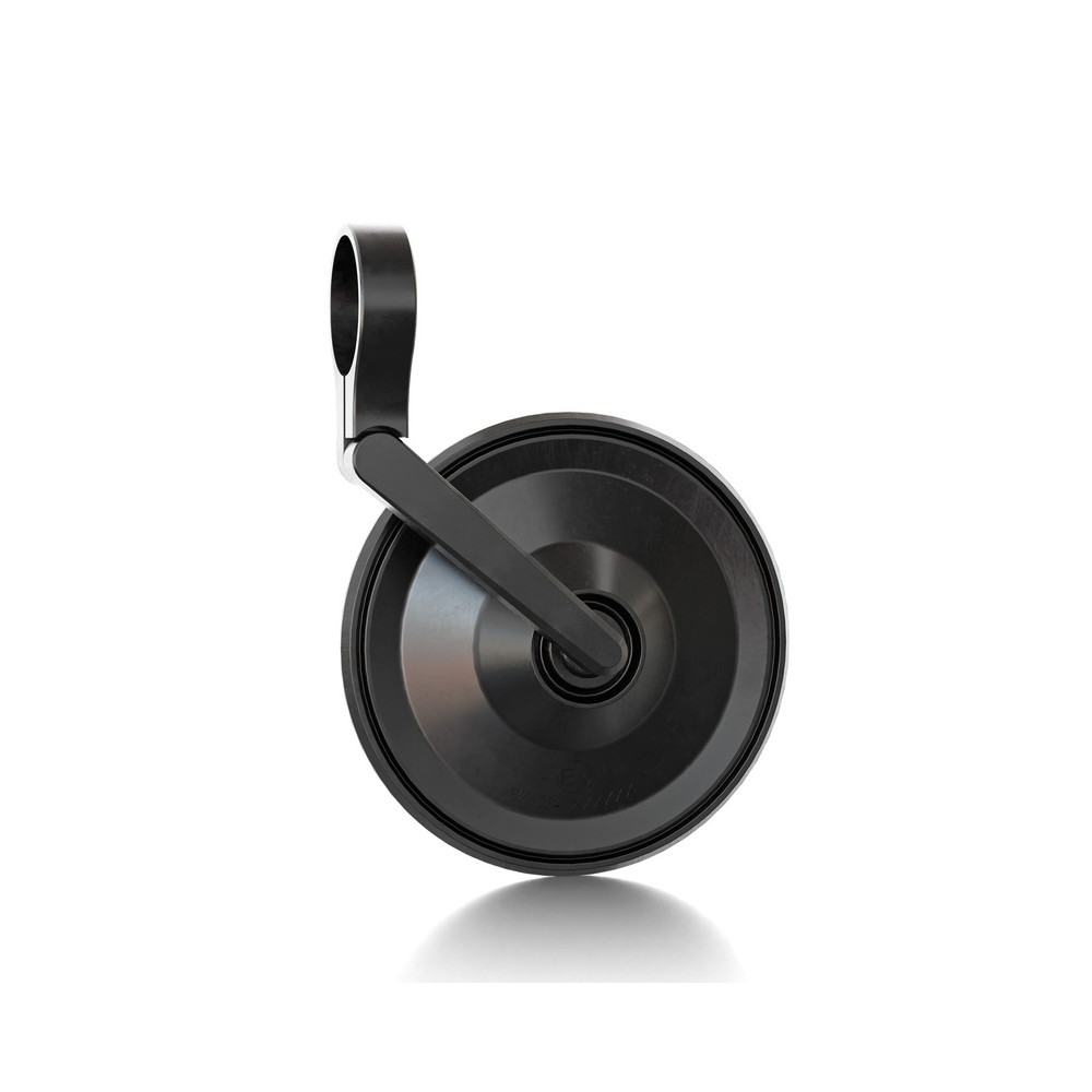Rétroviseur d'embout de guidon HIGHSIDER smart Circula-S court - noir