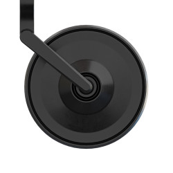 Rétroviseur d'embout de guidon HIGHSIDER smart Circula-S court - noir