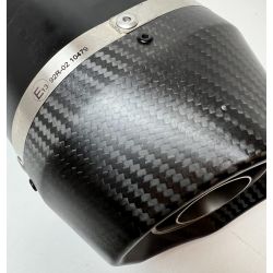 Silencieux Arrow Indy-Race Evo noir embout carbone - Voge 900 DSX 2024