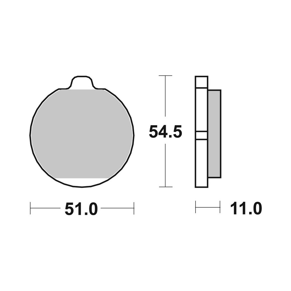Plaquettes de frein BREMBO route carbone céramique - 07KA0414