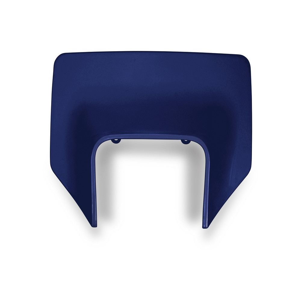 Plaque numéro frontale UFO Husqvarna bleu