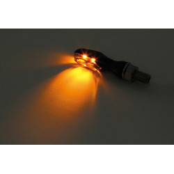 Clignotants LED HIGHSIDER pro - Sonic-X2 - noir/fumé - homologué E - la paire