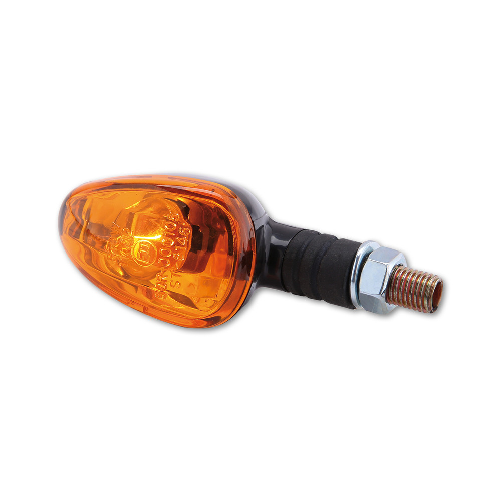 Clignotant HIGHSIDER smart Little Duke Mini homologué - verre orange - la paire
