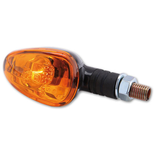 Clignotant HIGHSIDER smart Little Duke Mini homologué - verre orange - la paire