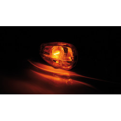 Clignotant HIGHSIDER smart Little Duke Mini homologué - verre orange - la paire
