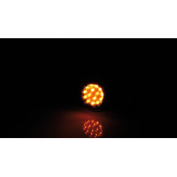 Clignotant LED HIGHSIDER smart Micro Disc homologué - verre fumé - la paire