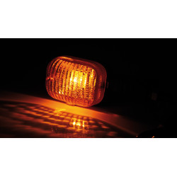 Clignotant HIGHSIDER smart Duc Style homologué - verre orange - l'unité