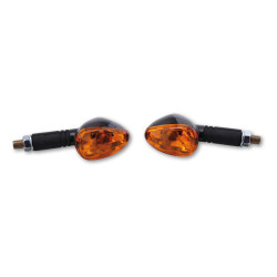 Clignotant HIGHSIDER smart Little Duke homologué - verre orange - la paire