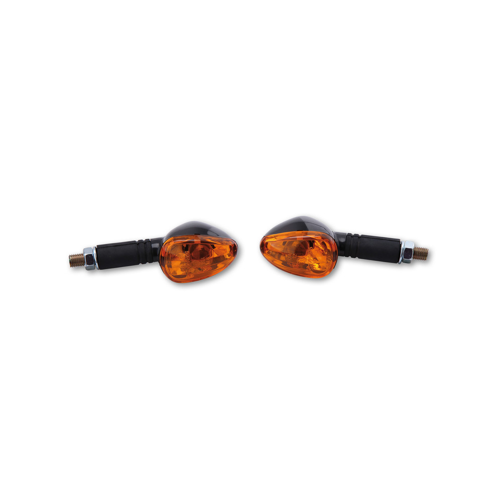 Clignotant HIGHSIDER smart Little Duke homologué - verre orange - la paire