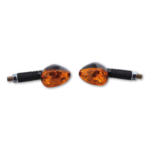 Clignotant HIGHSIDER smart Little Duke homologué - verre orange - la paire