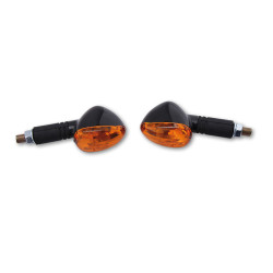 Clignotant HIGHSIDER smart Little Duke homologué - verre orange - la paire