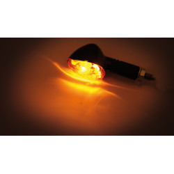 Clignotant HIGHSIDER smart Little Duke homologué - verre orange - la paire