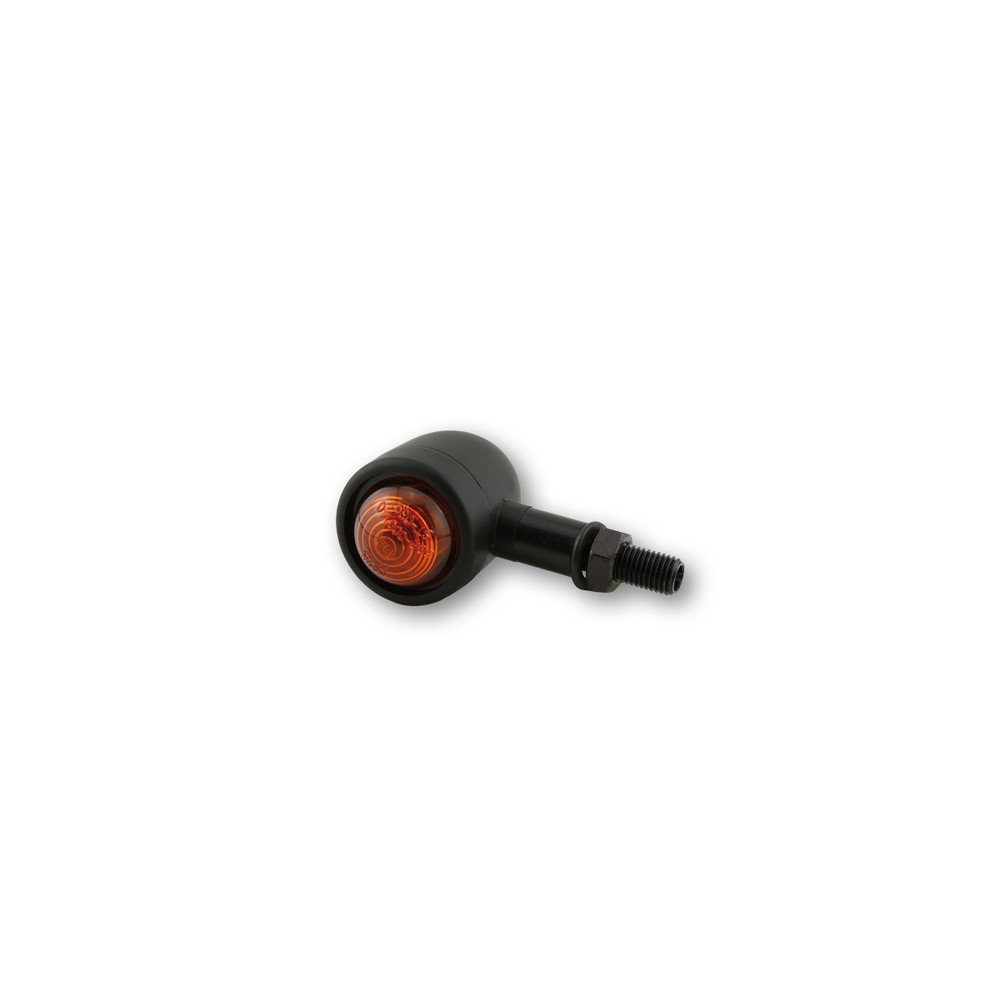 Clignotant HIGHSIDER smart Old School Type 1 homologué - verre orange - la paire