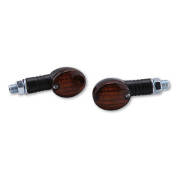 Clignotant HIGHSIDER smart Micro-Flash Mini homologué - verre fumé - la paire