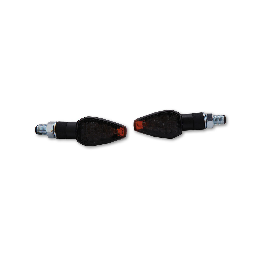 Clignotant LED HIGHSIDER smart Peak homologué - verre fumé - la paire
