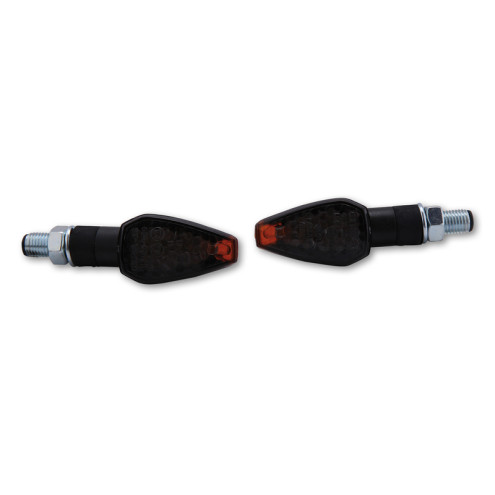 Clignotant LED HIGHSIDER smart Peak homologué - verre fumé - la paire