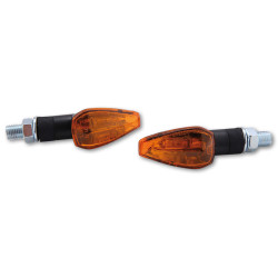Clignotant HIGHSIDER smart Peak homologué - verre orange - la paire