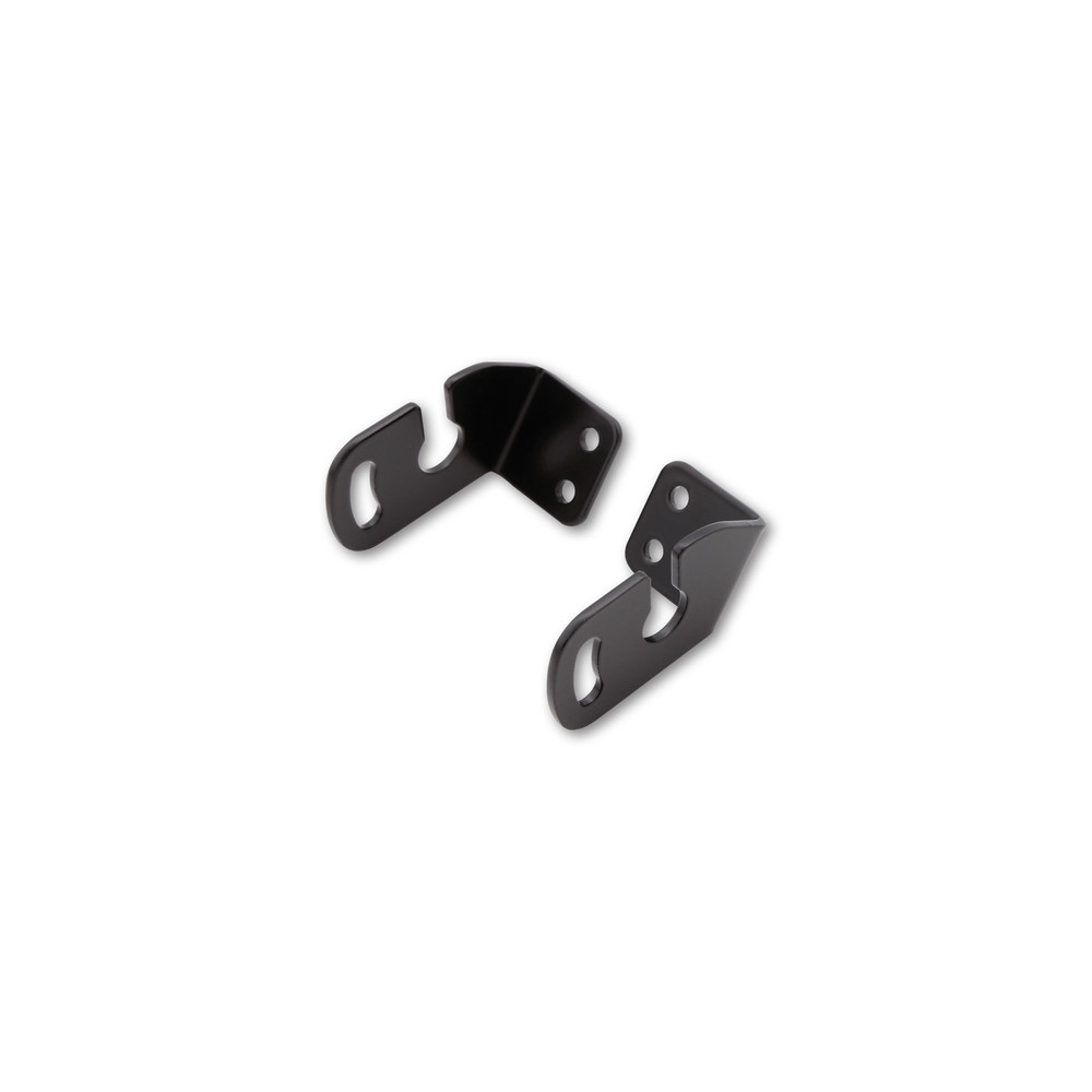 Adaptateurs pour clignotants HIGHSIDER pro modèle d’origine - pour support de plaque Aprilia/BMW/Triumph/Yamaha - noir - la p
