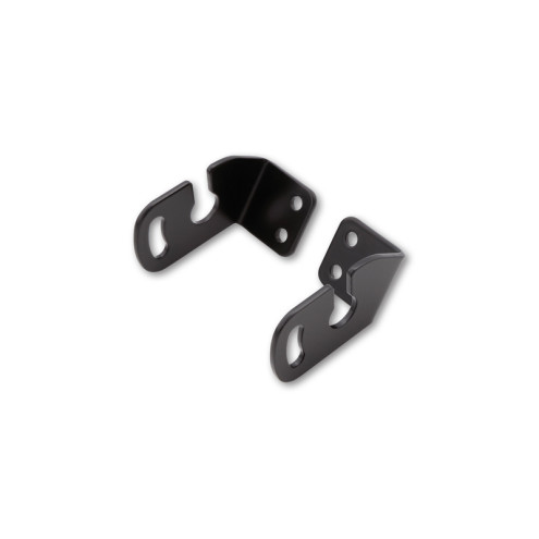 Adaptateurs pour clignotants HIGHSIDER pro modèle d’origine - pour support de plaque Aprilia/BMW/Triumph/Yamaha - noir - la p