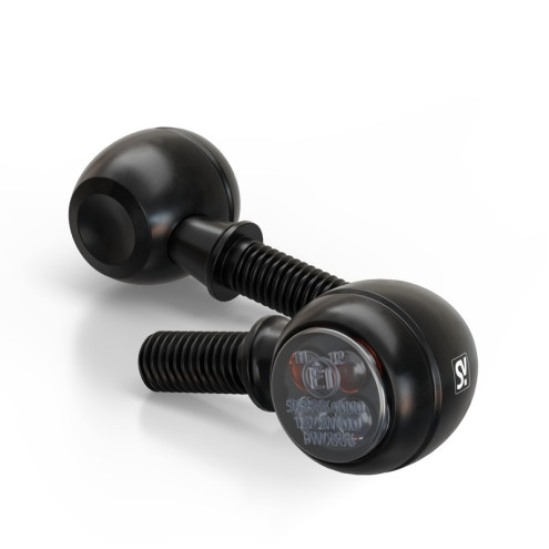 Feu arrière/clignotant HIGHSIDER smart Circula-S 3en1 homologué - verre fumé - la paire