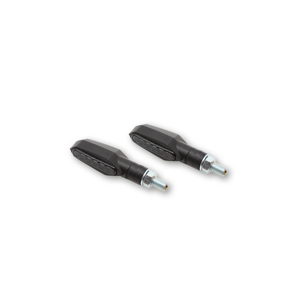 Clignotant LED HIGHSIDER smart Multiface homologué - verre fumé - la paire