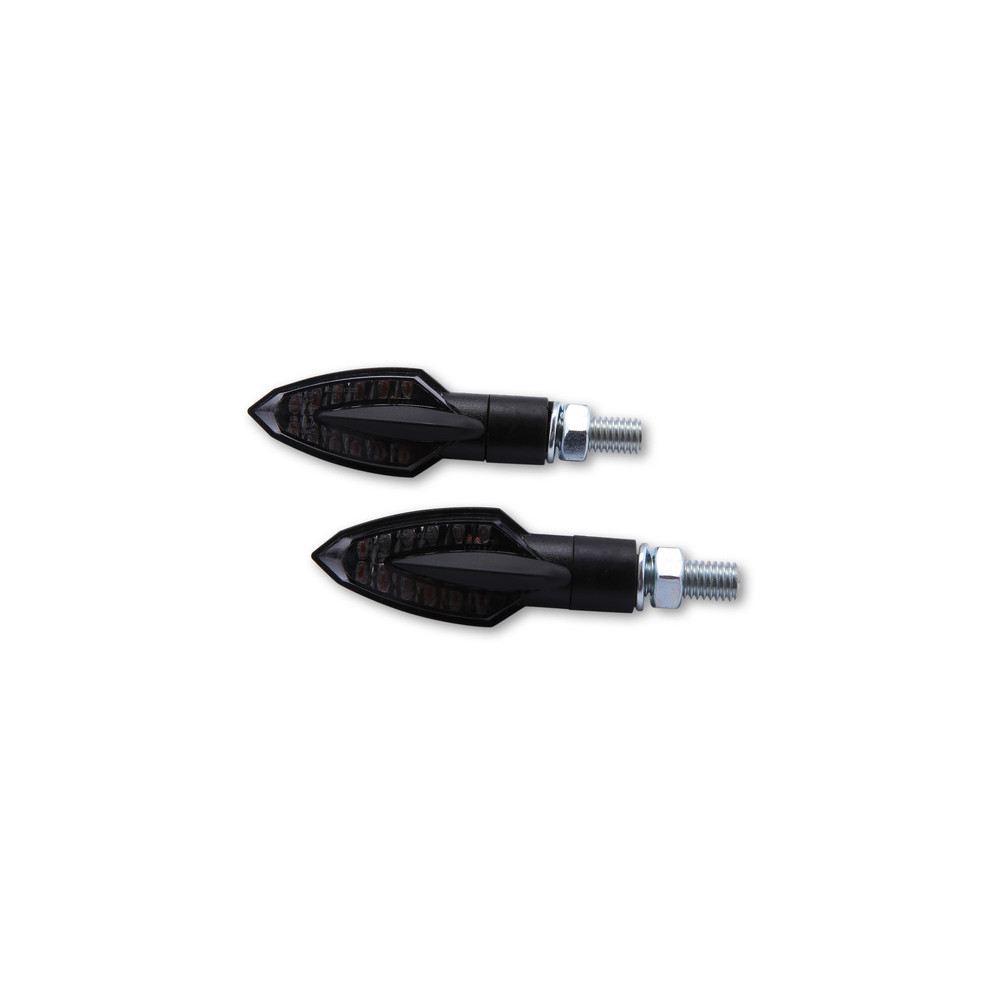 Clignotant LED HIGHSIDER smart Vinci homologué - verre fumé - la paire
