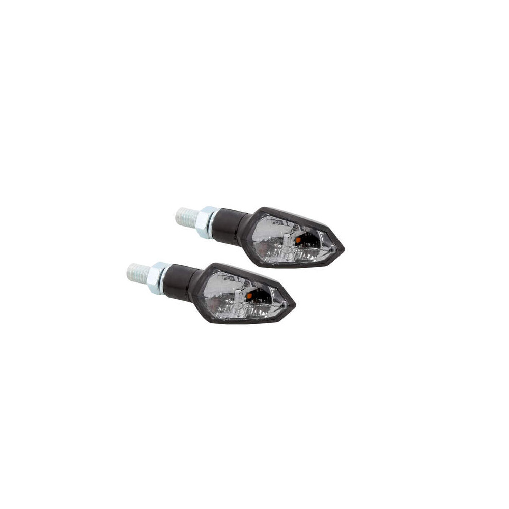 Clignotant LED HIGHSIDER smart Shield-TS homologué - verre fumé - la paire